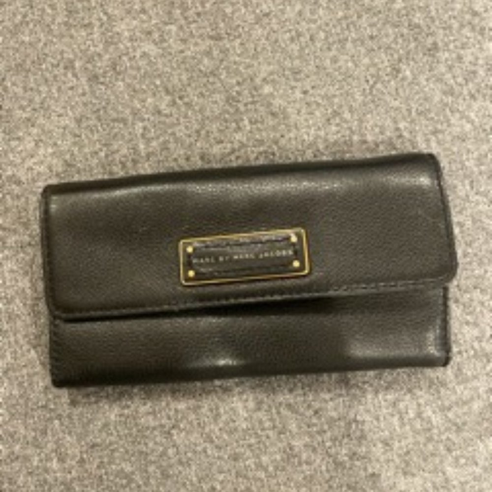 Marc by Marc Jacobs Black Trifold Wallet